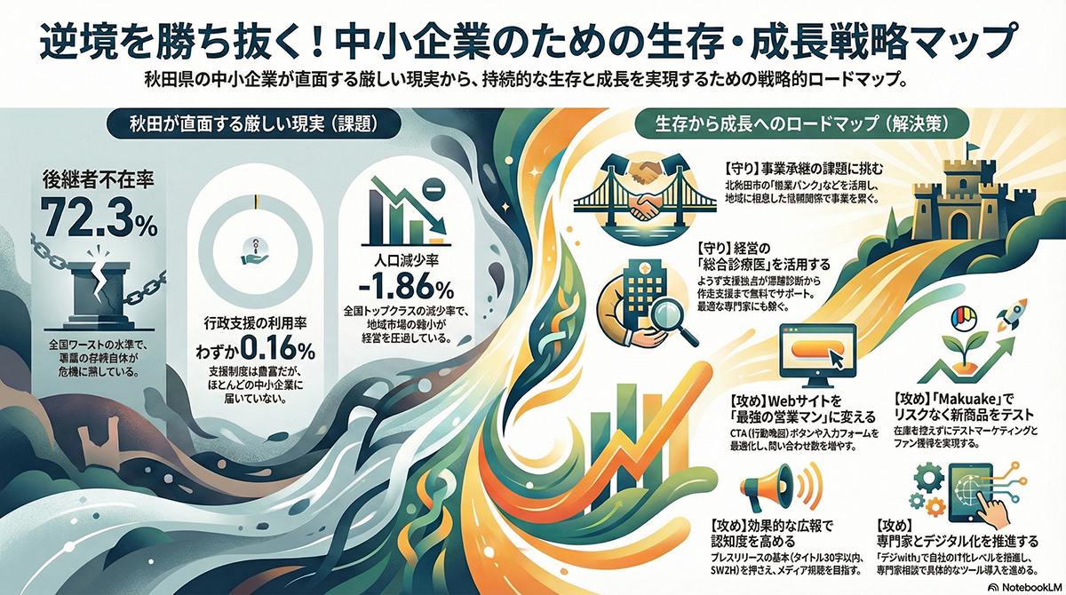 地方中小企業生存から成長へのロードマップ
